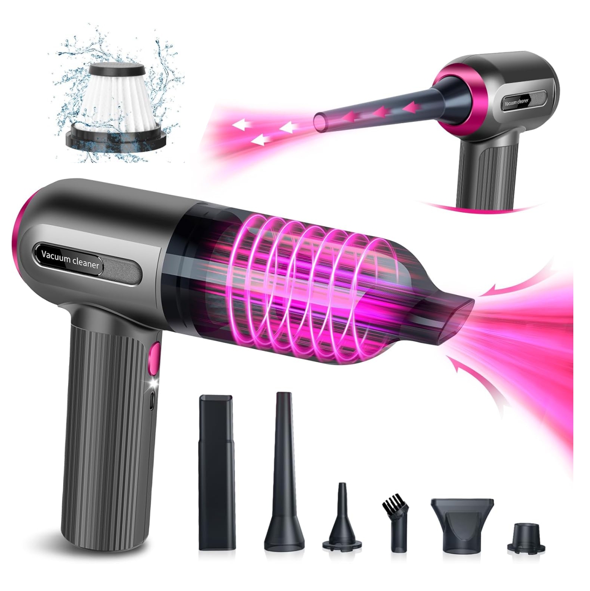 Miniatura 6 de Aspiradora sopladora de Mano 7 en 1